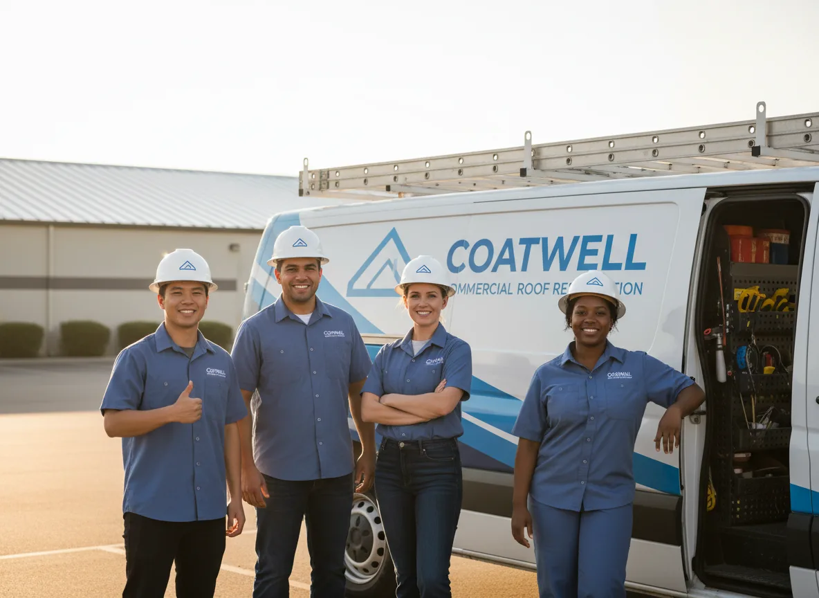 Commercial roof coating company in Fishers, IN